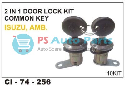 2 IN1 DOOR LOCK KIT COMMON KEY ISUZU, AMB