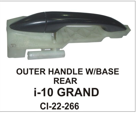 OUTER HANDLE W/BASE I-10 GRAND XCENT REAR