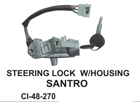 STEERING LOCK W/HOUSING SANTRO