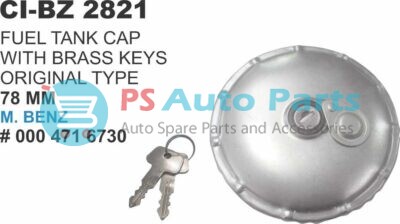 FUEL TANK CAP WITH BRASS KEYS ORIGINAL TYPE  78MM