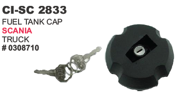 2833.png FUEL TANK CAP W/KEYS SCANIA TRUCK,VOLVO, DAF