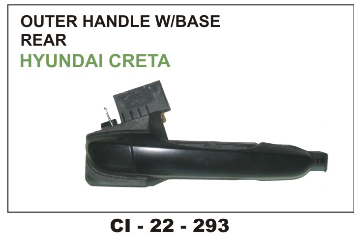 OUTER HANDLE WITH BASE CRETA REAR