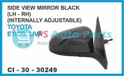 SIDE VIEW MIRROR (LH - RH) (INTERNALLY ADJUSTABLE) TOYOTA ETIOS, LIVA