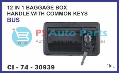 12 IN 1 BAGGAGE BOX HANDLES (COMMON KEYS ) ONLY BUS