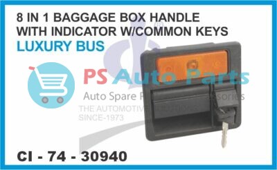 8 IN 1 BAGGAGE BOX HANDLE WITH INDICATOR W/COMMON KEYS BUS