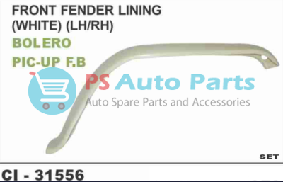 FENDER LINING BOLERO F/B (WHITE)