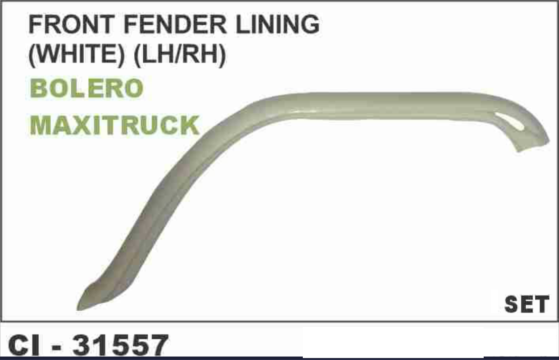 FENDER LINING MAXI TRUCK (WHITE)