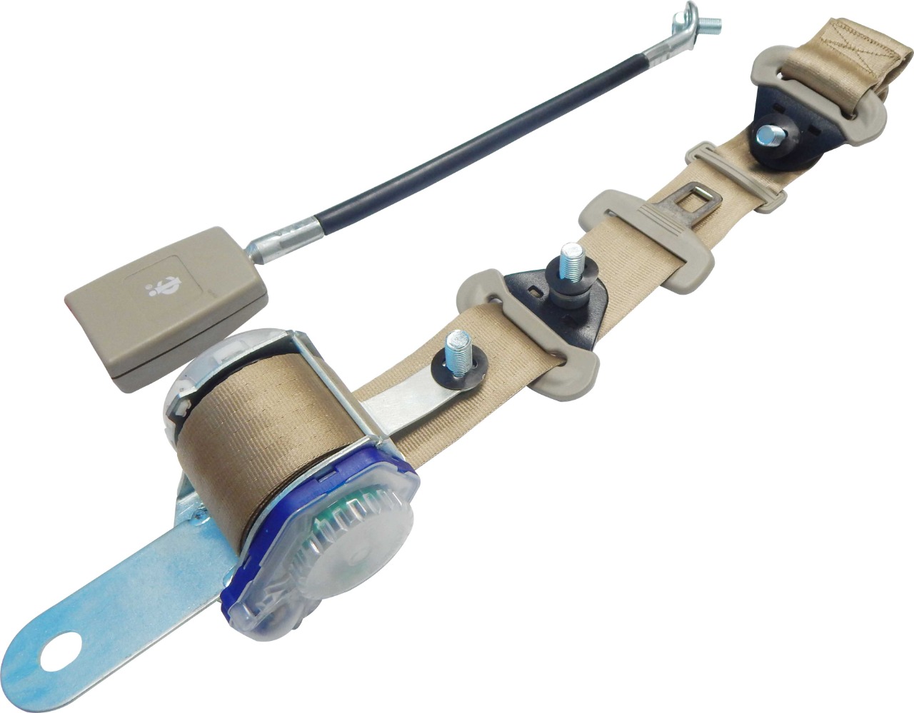 RETRACTABLE SEAT BELT 3 POINTS BEIGE MAHINDRA BOLERO, MAXI TRUCK, PICKUP