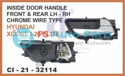 INSIDE DOOR HANDLE CHROME WIRE TYPE (FRONT/REAR LH -RH) HYUNDAI, I-20 XCENT ELITE