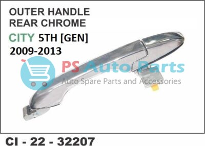 OUTER HANDLE HONDA CITY  5TH GENERATION REAR CHROME