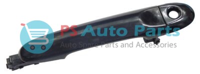 OUTSIDE DOOR HANDLE (BLACK ) WKEYHOLE NISSAN MICRA CAR  (FRONT) (RH)