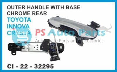 OUTER HANDLE WITH BASE CHROME REAR TOYOTA INNOVA  CRYSTA