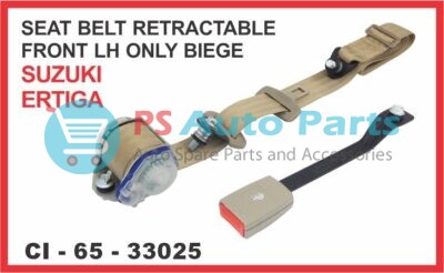 SEAT BELT RETRACTABLE  FRONT LH ONLY SUZUKI ERTIGA BEIGE COLOR