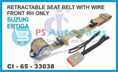 33038.jpeg RETRACTABLE SEAT BELT WITH WIRE FRONT RH ONLY SUZUKI ERTIGA