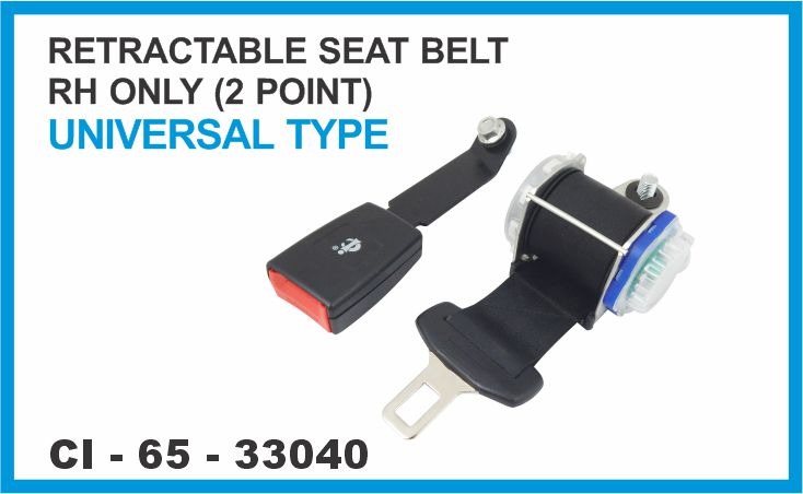 RETRACTABLE SEAT BELT 2 POINT UNIVERSAL TYPE