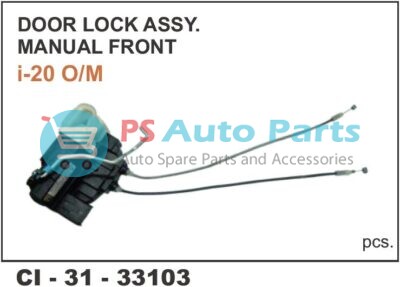 DOOR LOCK ASSY MANNUAL O/M FRONT I-20