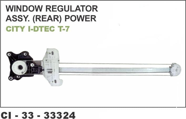 WINDOW REGULATOR ASSY  HONDA CITY I-DTEC (TYPE-7) POWER (REAR)