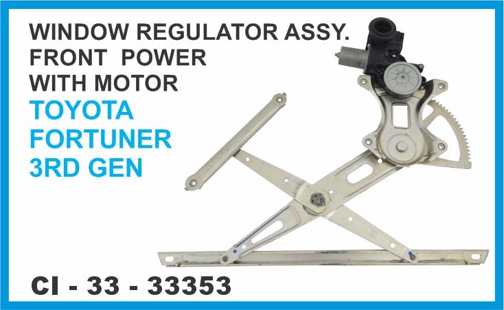 33353.jpeg WINDOW REGULATOR ASSY FRONT POWER WITH MOTOR TOYOTA FORTUNER 3RD GEN.