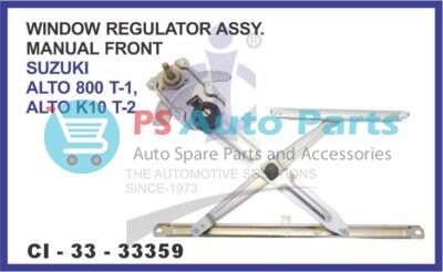 WINDOW REGULATOR ASSY ALTO800 TYPE-1 ALTO K10 TYPE-2 MANUAL FRONT