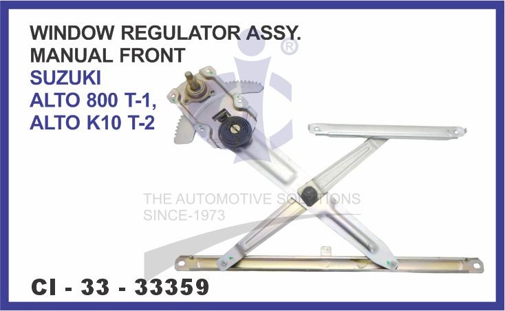 WINDOW REGULATOR ASSY ALTO800 TYPE-1 ALTO K10 TYPE-2 MANUAL FRONT