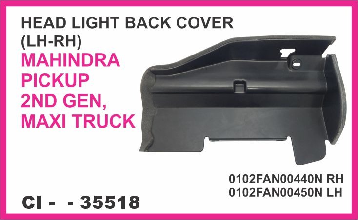 HEAD LIGHT BACK COVER (LH-RH) MAHINDRA PICKUP,2ND GEN,MAXI TRUCK