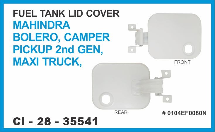 FUEL TANK LID COVER MAHINDRA BOLERO CAMPER PICKUP 2ND GEN , MAXI TRUCK