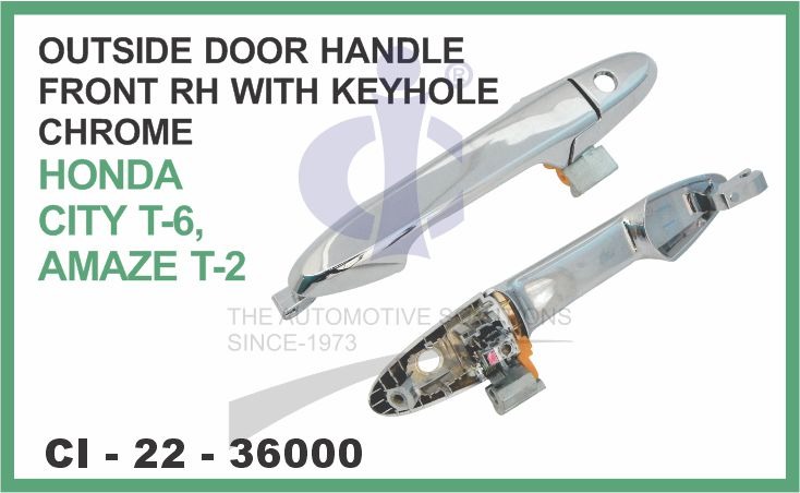 OUTSIDE DOOR HANDLE FRONT RH WITH KEYHOLE HONDA CITY 6TH GEN, AMAZE 2ND GEN