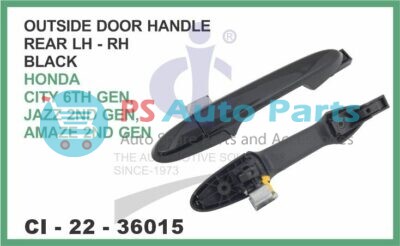 OUTSIDE DOOR HANDLE REAR LH - RH  HONDA CITY TYPE-6, JAZZ 2ND GEN, AMAZE 2ND GEN