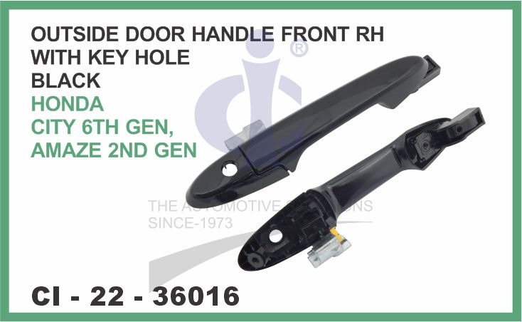 OUTSIDE DOOR HANDLE FRONT RH WITH KEY HOLE HONDA CITY 6TH GEN, AMAZE 2ND GEN