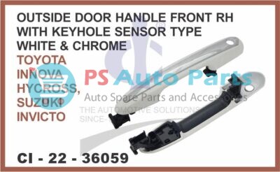 OUTSIDE DOOR HANDLE FRONT RH WITH KEYHOLE SENSOR TYPE TOYOTA INNOVA HYCROSS,SUITABLE FOR INVICTO