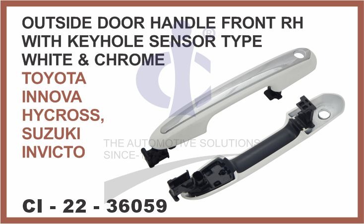 OUTSIDE DOOR HANDLE FRONT RH WITH KEYHOLE SENSOR TYPE TOYOTA INNOVA HYCROSS,SUITABLE FOR INVICTO