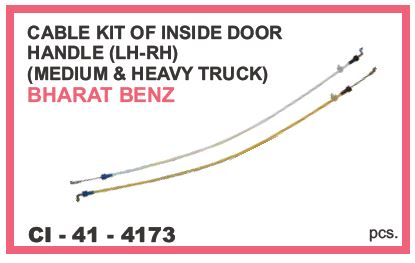 CABLE INSIDE DOOR HANDLE  LH-RH BHARAT BENZ  MEDIUM & HEAVY TRUCK