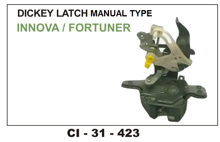 DICKEY LOCK ASSSY  MANUAL TYPE INNOVA / FORTUNER