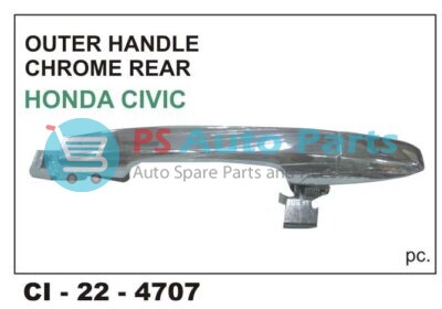 OUTER HANDLE HONDA CIVIC CHROME REAR
