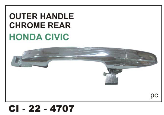 OUTER HANDLE HONDA CIVIC CHROME REAR