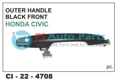 OUTER HANDLE HONDA CIVIC BLACK FRONT
