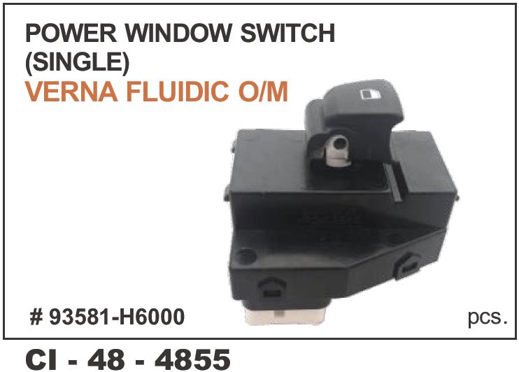 4855.jpg POWER WINDOW SWITCH VERNA FLUIDIC O/M SINGLE