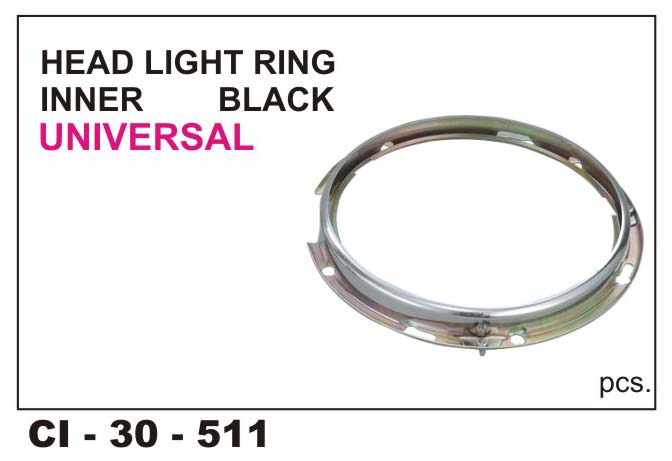 INNER HEAD LIGHT RING BLACK UNIVERSAL