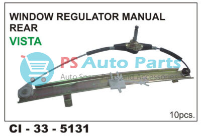WINDOW REGULATOR ASSY VISTA MANUAL REAR