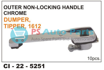 NON LOCKING HANDLES CHROME TIPPER