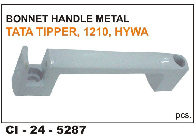 BONNET HANDLE TATA  TIPPER  METAL WHITE