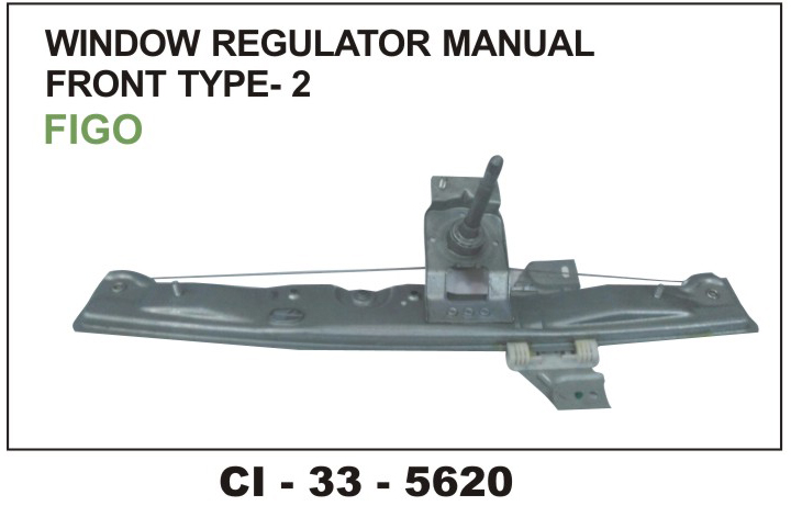 WINDOW REGULATOR ASSY  MANNUAL FRONT T-2 FIGO