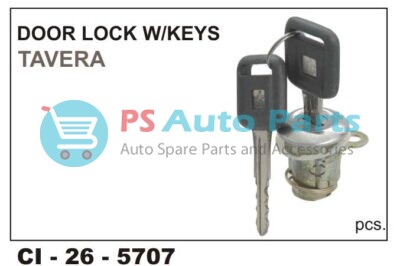DOOR LOCK W/KEYS TAVERA
