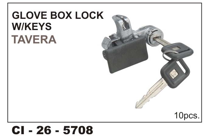 GLOVE BOX LOCK W/KEYS TAVERA