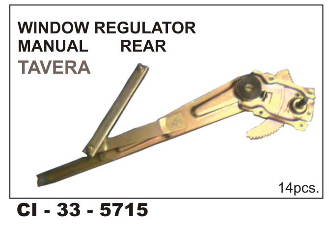 WINDOW REGULATOR ASSY TAVERA REAR MANUAL