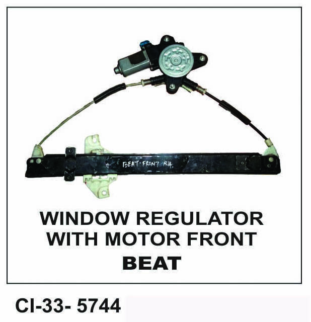 WINDOW REGULATOR ASSY BEAT W/MOTOR FRONT