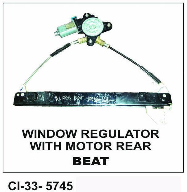 WINDOW REGULATOR ASSY BEAT W/MOTOR REAR