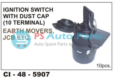 IGNITION SWITCH WITH DUST CAP EARTHMOVERS (10trmnl)