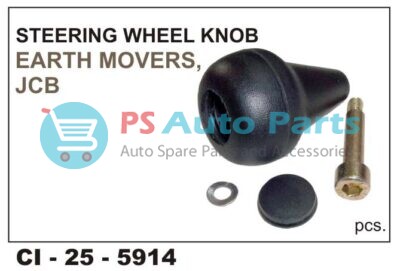 STEERING WHEEL KNOB EARTHMOVERS,JCB