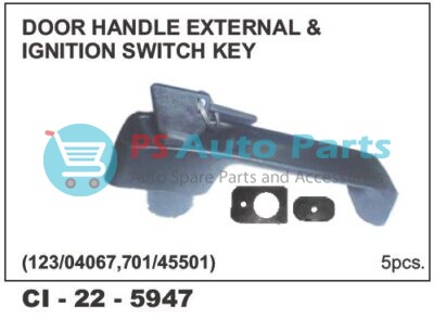 DOOR HANDLE JCB CRANES W/KEYS